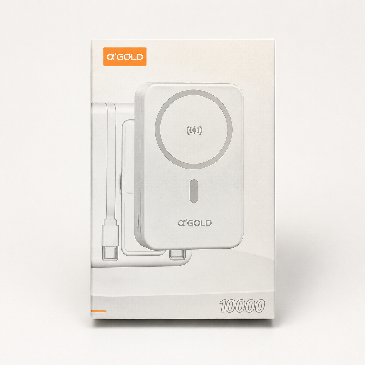 Bateria portatil Power bank indução Gold