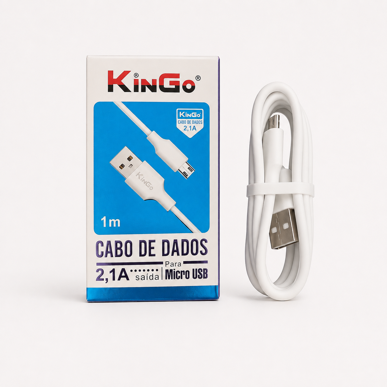 Cabo Micro USB V8 Premium 1m King0