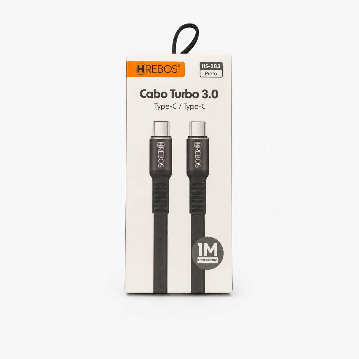 Cabo USB-C para USB-C Premium 1m Hrebos HS-283