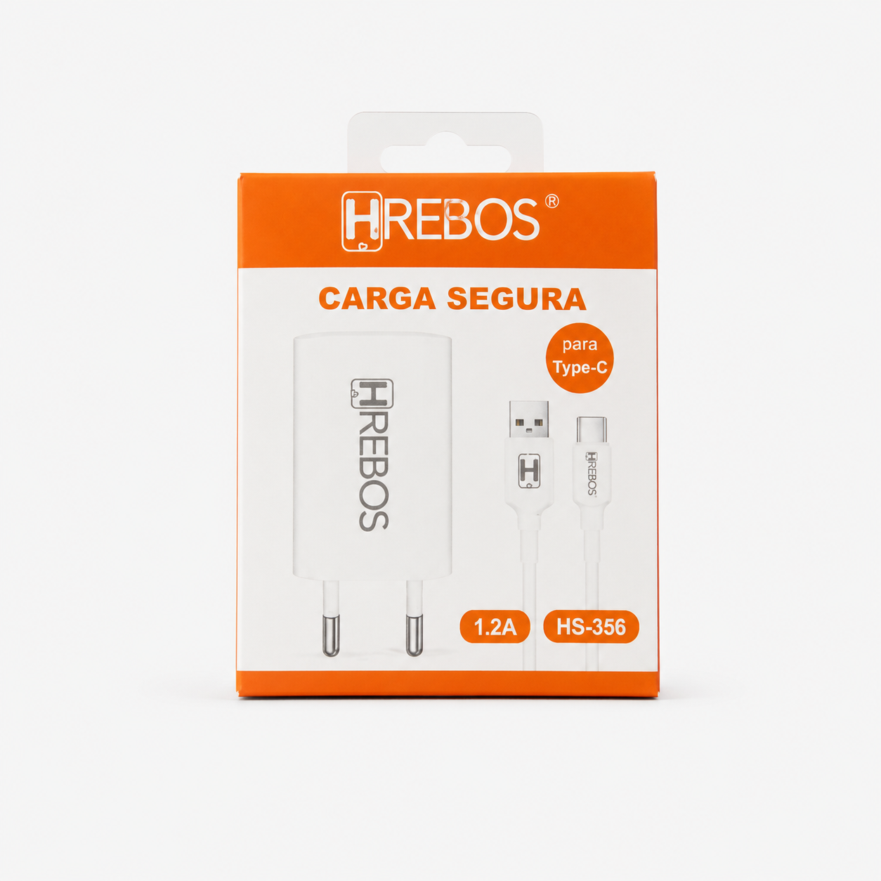 Carregador USB Tipo C 1.2A Hrebos HS-356