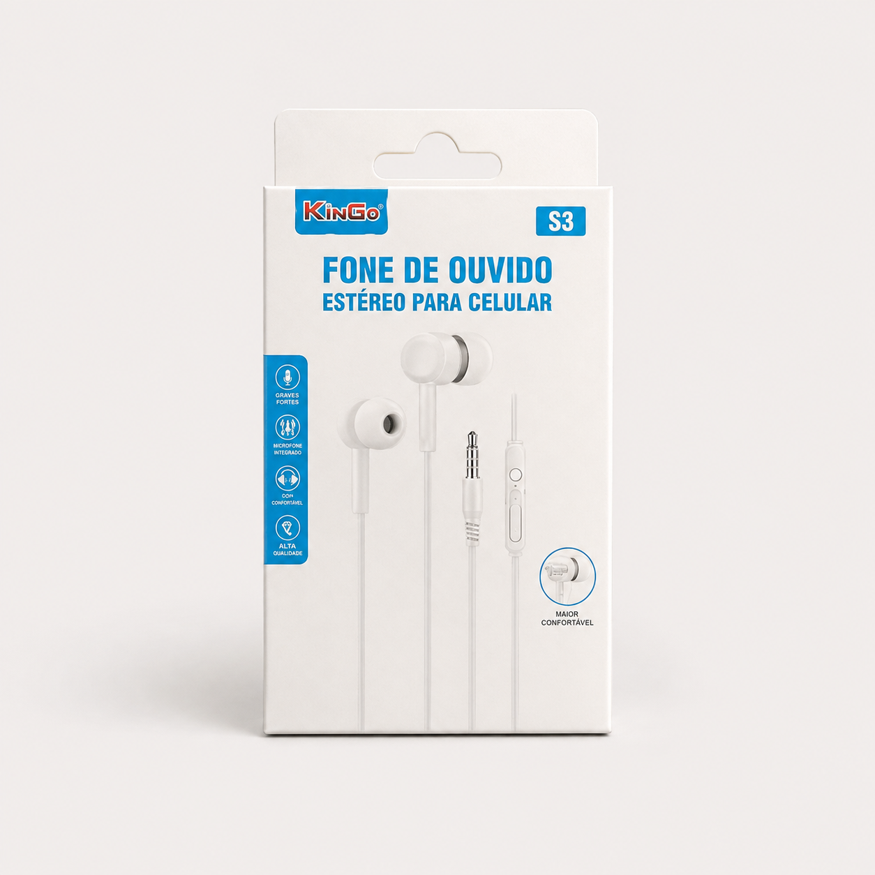 Fone De Ouvido Stereo Com FIo